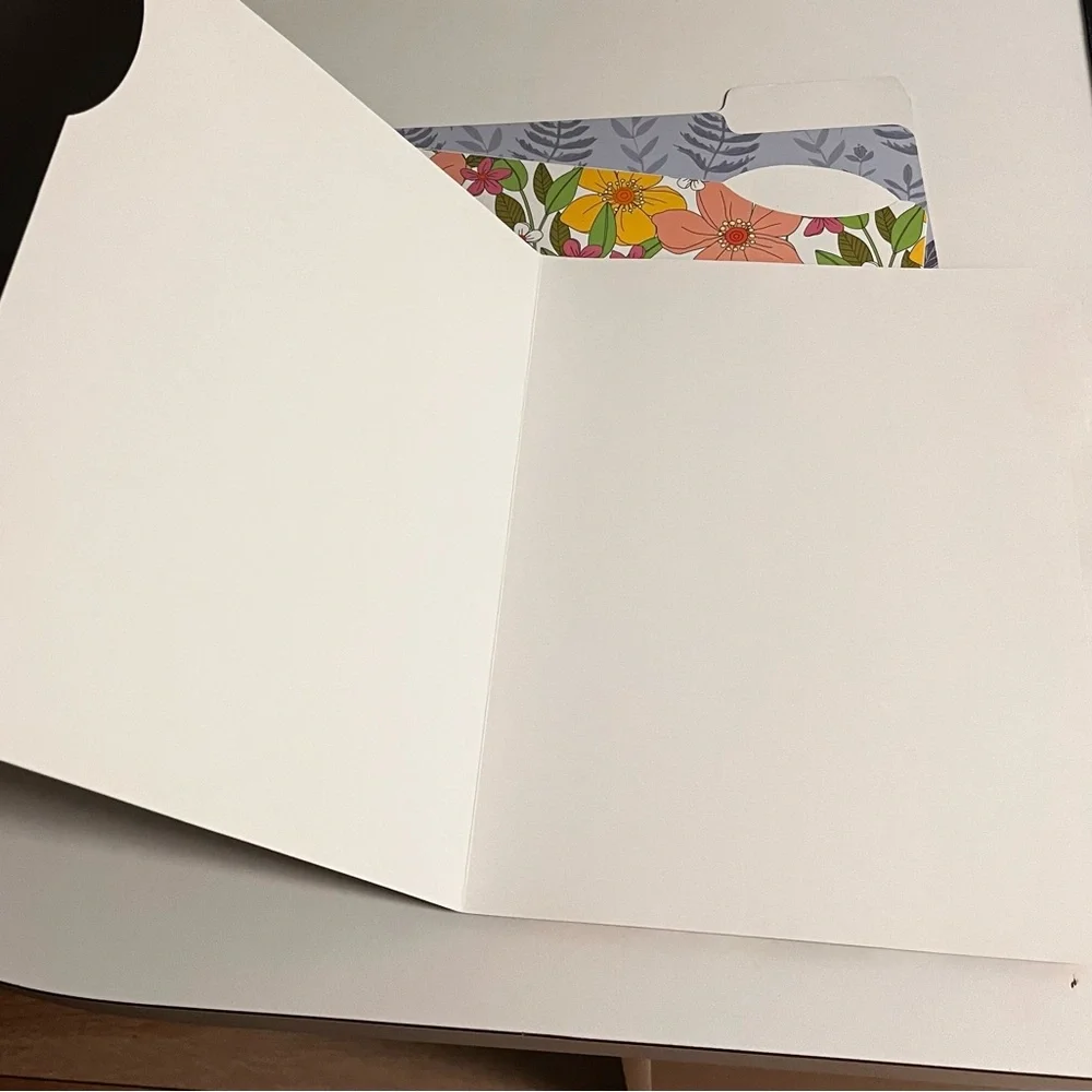 Floral Patterned File Folders - Assorted Colors